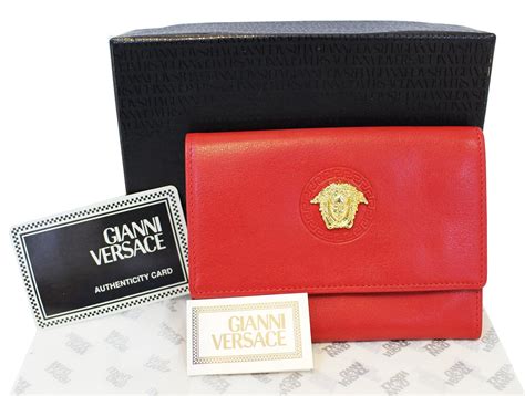 versace damen tasche|Versace leather wallet.